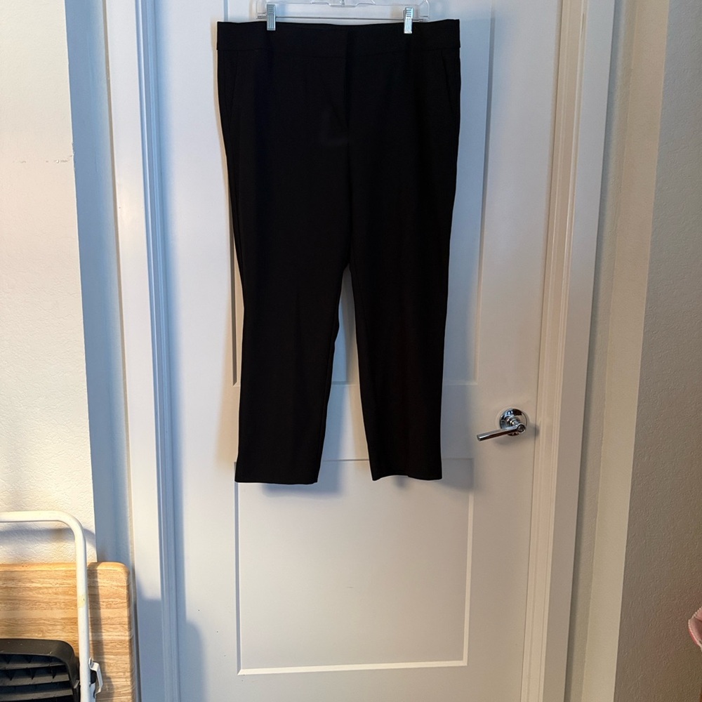 LOFT Black Straight Leg Pants